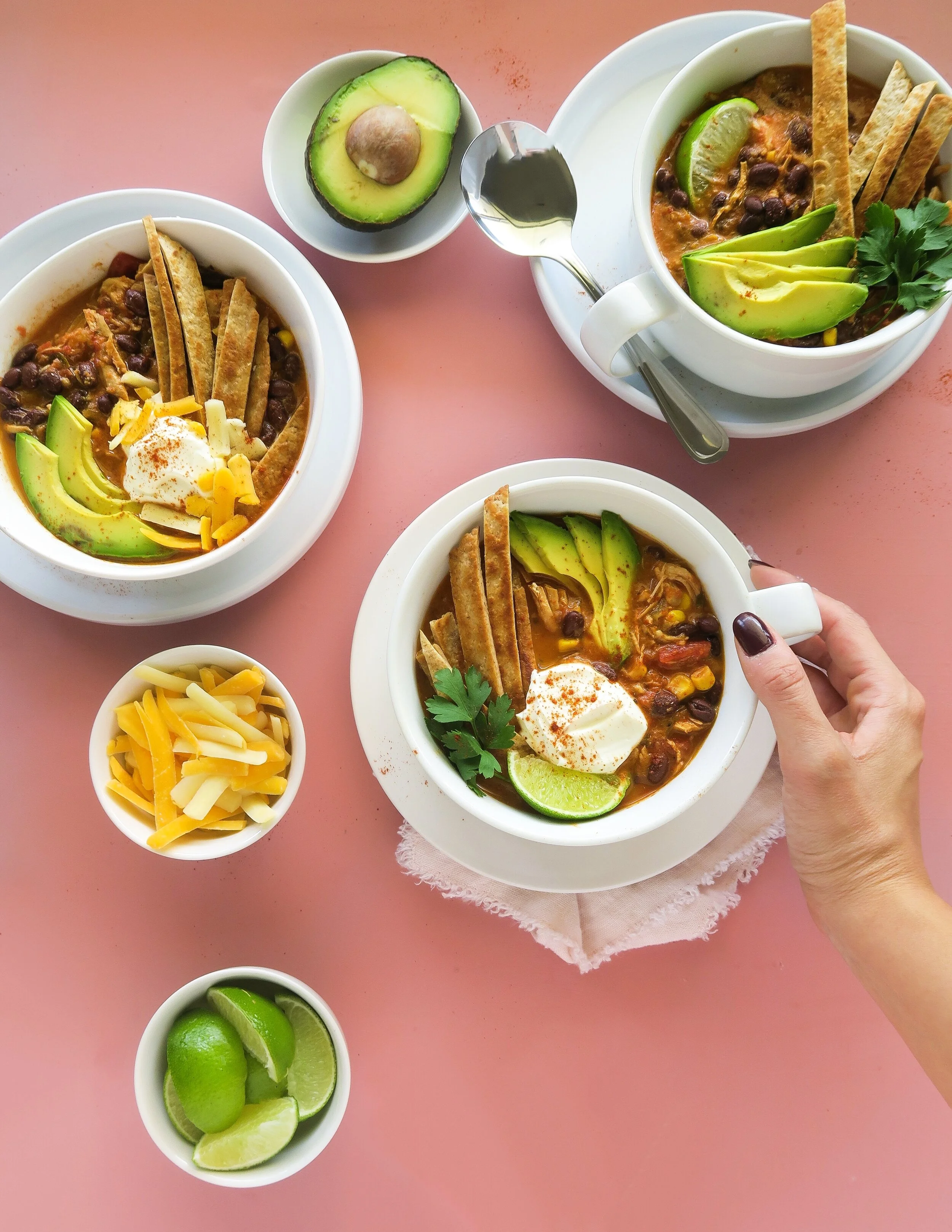 Instant Pot Chicken Tortilla Soup Video What s for Meal Prep